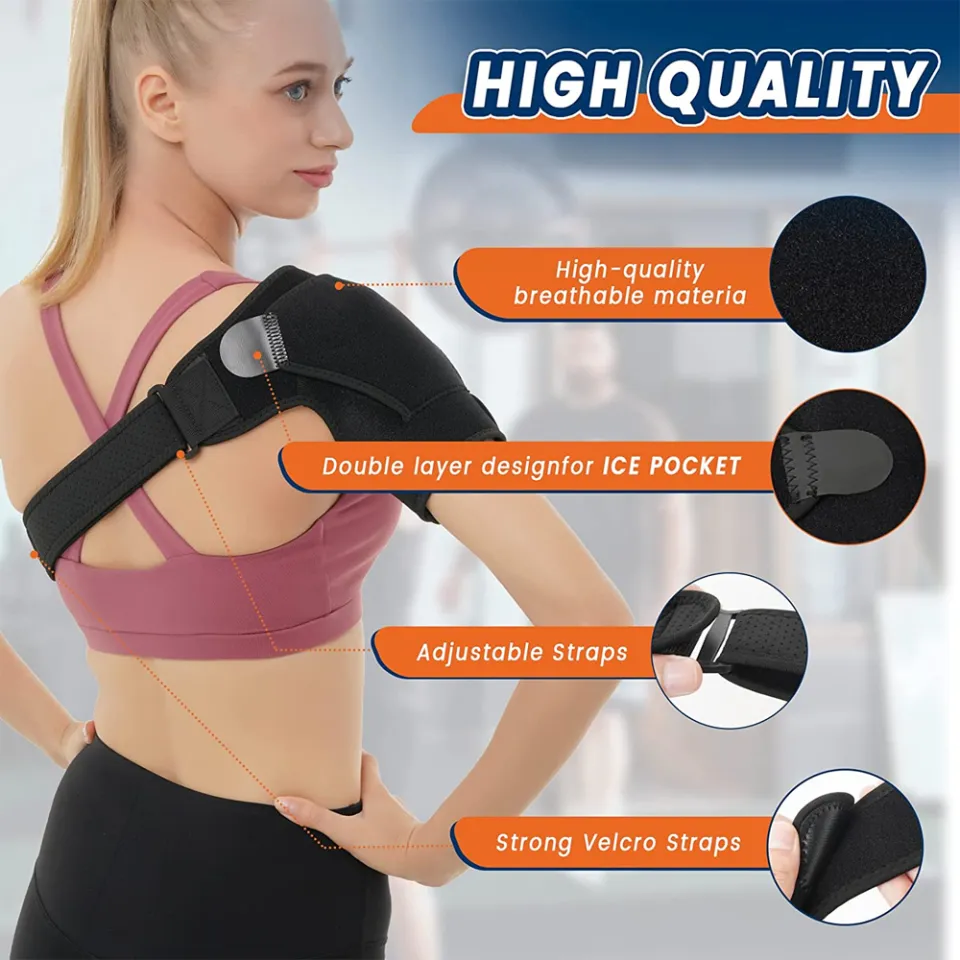 Shoulder Brace with Pressure Pad Adjustable Neoprene Shoulder