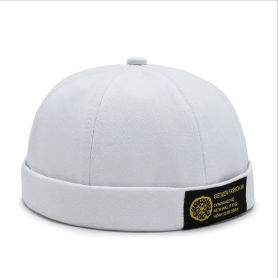 💖【Lowest price】MH หมวกฮิปฮอปสำหรับผู้ชายและผู้หญิง, หมวกวินเทจหมวกบีนนี่ปรับขนาดได้