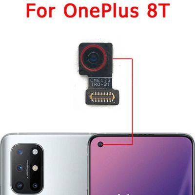 กล้องด้านหน้าด้านหลังสำหรับ Oneplus 8T One Plus 8 Pro ขนาดเล็กกลับ Selfie ด้านหลังด้านหน้าหันหน้าไปทางกล้องโมดูลอะไหล่