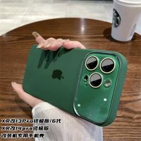 เครื่องดัดแปลง Apple xr เปลี่ยน 1314Pro สีเขียว Cangling ระดับสูง xr เปลี่ยน 14Pro เคสศัพท์หน้าต่างขนาดใหญ่มันวาว