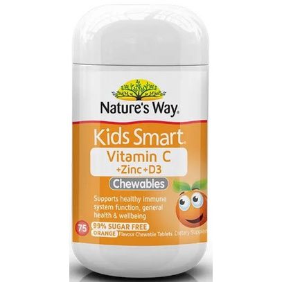 nature-way-kids-smart-vitamin-c-zinc-d3-พร้อมส่ง-วิตามินซีเด็ก-วิตามินเด็ก-อาหารเสริมเด็ก-เสริมภูมิคุ้มกันsambucol-วิตามินสำหรับเด็ก-อาหารเสริมเด็ก-บำรุงสมอง-อาหารเสริม-อาหารสำหรับเด็ก