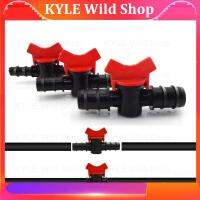 KYLE Wild Shop 16mm 20mm 25mm Garden Water Tap Drip Irrigation Mini Switch Waterstop Connectors Hose Adapter Home Garden Greenhouse