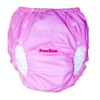 2021Free Shipping FUUBUU2043-PINK-L PVC Adult Diaper incontinence pantsAdult baby ABDL