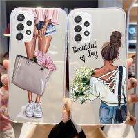 [Hot K] รองเท้าส้นสูงเด็กผู้หญิง,เคสโทรศัพท์แบบใสกาแฟขาสำหรับ S21 Samsung Galaxy Note S20 S9 S30 A71 A51 S10 A50 S22 10 Fe ขนาดใหญ่พิเศษ