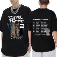 Rock Band My Chemical Romance 2022 Tour T-Shirt Men Hip Hop Gothic Clothes T Shirt Summer Short Sleeve T-Shirt Streetwear S-4XL-5XL-6XL