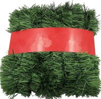 50Ft Garland for Christmas Decorations, Artificial Greenery Holiday Decor for Outdoor or Indoor Use