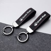 Car keychain suede Key Ring Tag Buckle Lanyard Gift For Great Wall Haval GWM UTE Tank Poer Voleex C10 C30 C50 Steed Wingle 5 7