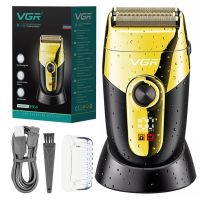 ZZOOI Original VGR Rechargeable Electric Shavers For Men Beard Electric Razor Washable Bald Head Shaving Machine For Men Wet&amp;Dry