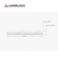 Quartz Lamp Flow Tube Size 101*11*9mm For Pump Laser Using