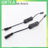 Adapter Connector Cable Female To Male Power Cord Switch DC Jack For RGB Controller LED Strip CCTV Security Camera QB7LA