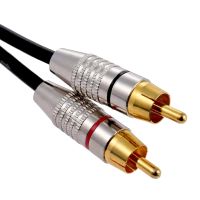 Audio RCA Cable 2RCA Male To XLR 3 Pin Male Cannon Amplifier Mixing Plug AV Cable XLR To Dual RCA Cable