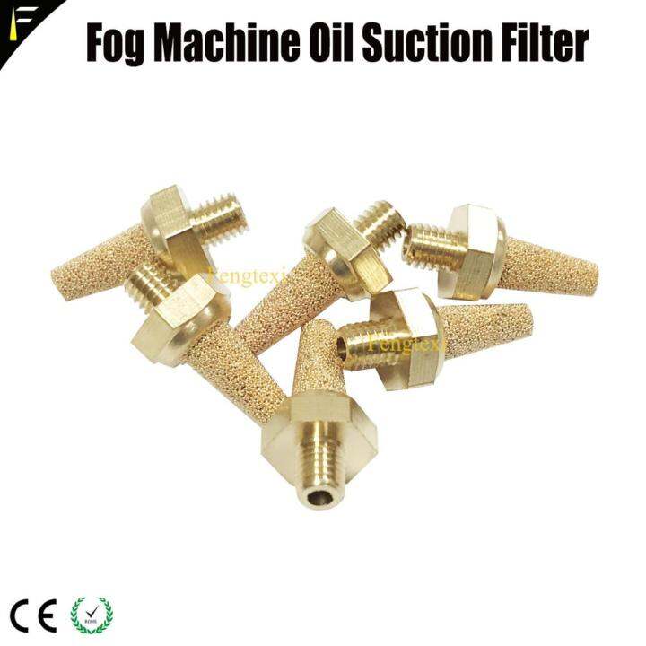 6Xatomizer Fog Smoke Mist Machine Essories Oil Suction Copper Filter