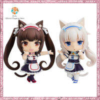 10เซนติเมตร Nekopara อะนิเมะตัวเลข Kawaii Figurines ใบหน้าเปลี่ยนน่ารักช็อคโกแลตวานิลลาพีวีซีแอ็คชั่นรูปแบบการเก็บของเล่นของขวัญ