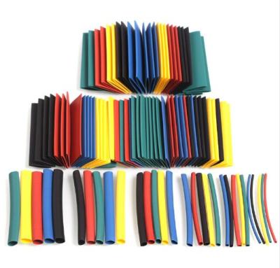 520pcs/Set Heat Shrink Tube 5 Colors 10 Sizes Insulated Sleeving Assorted Ratio 2:1 Shrinkable Tubing Cable Wrap Sleeves Kit Cable Management