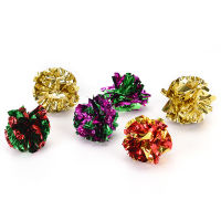 ? Homepet 10pcs Mylar crinky balls ของเล่นเด็กเสียงแบบโต้ตอบ