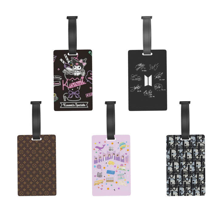 Luggage Tags Suitcases Plastic Travel Bag & Baggage ID Label Tags