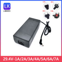 29.4 V 2A 3A 4A 5A 1A Charger สำหรับ24V 25.2V 25.9V 29.4 V 29.4 V Recharger E-Bike Charger Euusauuk