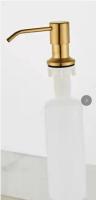 golden soap dispenser kitchen sink dispenser detergent bottle large capacity 400ml dish washer cleaner press soap dispenser