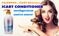 ICART SILK HAIR &amp; SCALP CONDITIONER  อีคาล ครีมนวดผม ไม่มีซิลิโคน บำรุงผม แก้ผมร่วง ลดรังแค 500ml.