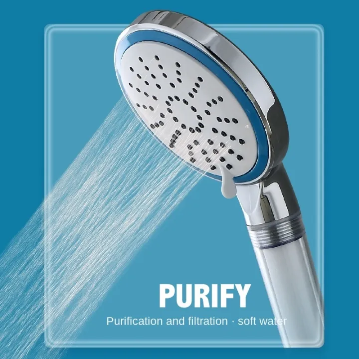Home Bathroom Water Purifying Showerhead Shower Handheld Water Filter