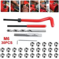 30Pcs M3 M5 M8 Thread Repair Insert Kit Auto Repair Hand Tool Set For Car Repairing Automobiles Sheet Metal Tools Set L6X2