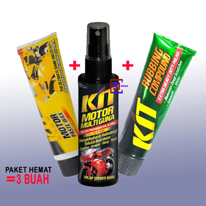 PAKET SUPER HEMAT Kit Motor Multiguna Pengkilap Body + Kit Motor Paste