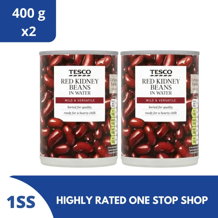 Tesco Red Kidney Beans in Water, 400g set of 2 Lazada PH