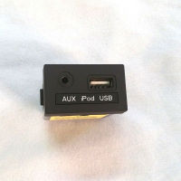 AUX &amp; USB JACK ASSY genuice สำหรับ Elantra 2015 961203X250ใหม่ AVANTE OEM AUX iPod USB 2.0 1.8 MD OEM 961203X2504X