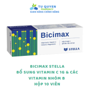 Bicimax Stella Viên Bố Sung Vitamin C Và Khoáng Chất Tube 10 Viên