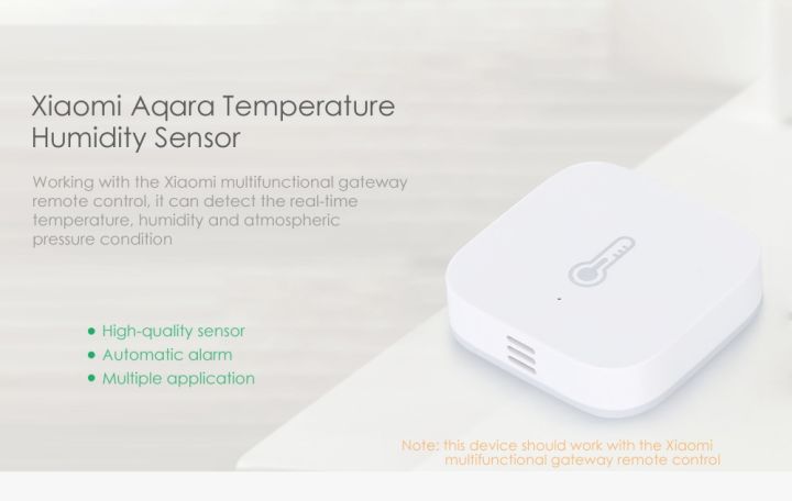 เครื่องวัดอุณหภูมิxiaomi-aqara-ความชื้น-ความดันอากาศ-อุปกรณ์ตรวจวัดอุณหภูมิ-temperature-sensor-วัดได้อย่างแม่นยำทุกอุณหภูมิร้อน-เย็น-app-mi-home