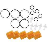 5 Pcs Oil Filter Set 04152-YZZA6 for Toyota Corolla Prius Scion Im Xd