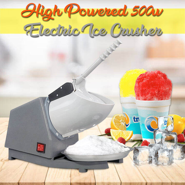 HIGH POWERED 500W ELECTRIC ICE CRUSHER MACHINE Lazada PH