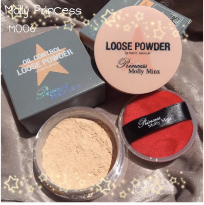 Molly Minx Oil Control LOOSE POWDER Untimate Makeup แป้งฝุ่นโปร่งแสง เนื้อละเอียดมาก บางเบา**ของแท้ พร้อมส่ง