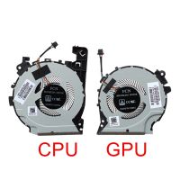 พัดลมระบายความร้อน GPU CPU ใหม่สำหรับ HP 15-CX 15-CX0598NA 15-CX0040NR 15-CX0071NR 15-CX0999NL TPN-C133พัดลมทำความเย็น L20334-001 L20335-001