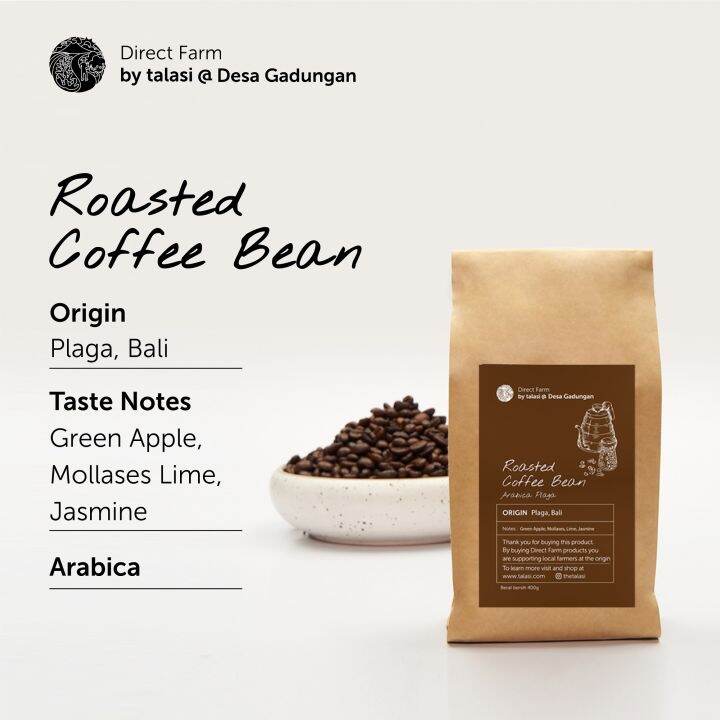 Arabica Roasted Coffee Bean Origin Plaga 400gr Lazada Indonesia