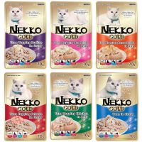 [ส่งฟรี]อาหารเปียกแมว Nekko Gold ผลิตจากปลาเนื้อขาว Human Grade ขนาด 70 X12g ยกโหล