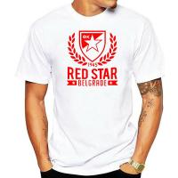 2022 Red Star Belgrade Serbia Tshirt Pure Cotton Tee Shirt Male T Shirt Gildan