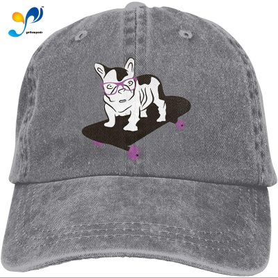 Skateboard Vintage Washed Twill Baseball Cap Adjustable Hats Funny Humor Irony Graphics Of Adult Gift Gray Sombrero De Mujer