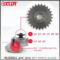 เฟืองขับ T8F 11T 13T 14T 17T 19T 20T 15T 19T 25T สำหรับกล่องเกียร์2จังหวะเครื่องยนต์49cc 43cc กระเป๋าจักรยานเอทีวีขนาดเล็ก