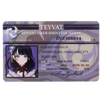 Genshin Impact Anime Id Pvc Cards Photocard Figure Cosplay Collection Card