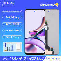 ใหม่6.5นิ้วสำหรับ Moto G13 LCD Touch Panel Screen Digitizer ASSEMBLY สำหรับ Motorola Moto G23จัดส่งฟรีพร้อมเครื่องมือ