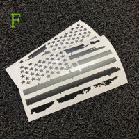 Matt Black USA American Flag Rear Side Window Sticker American Vinyl Graphics Decal for Jeep Wrangler JK Rubicon 2007-2017