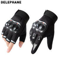 ถุงมือขี่ยุทธวิธี Knuckles Protection Hand Fingerless Motorcycle s Male Winter Summer Cycling Mittens