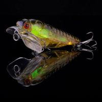 WALK FISH 3.7cm/8.3g Insects fishing lure Lure popper Bass cicada iscas Artificial Crankbait fly jig fishing top water lure