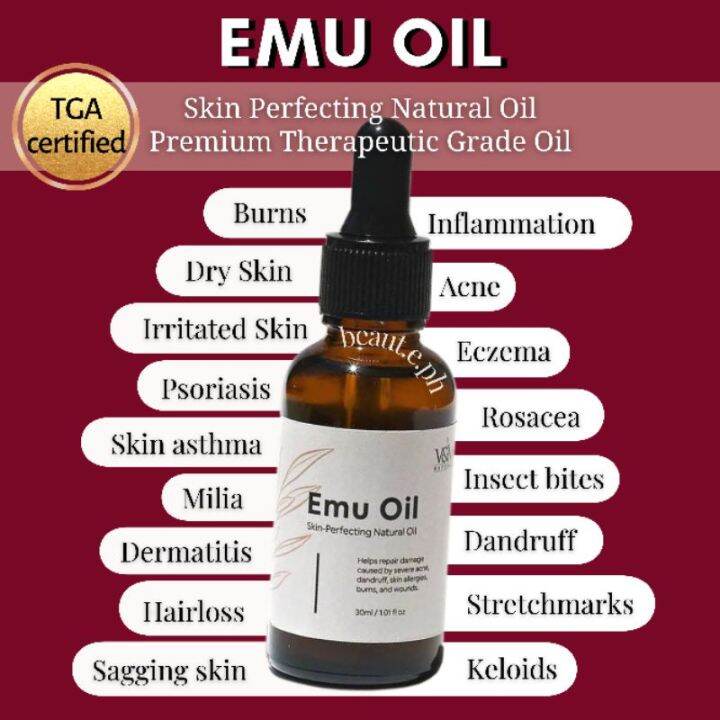 BEAUT.E.PH Emu Oil moisturize anti eczema psoriasis VNM NATURALS