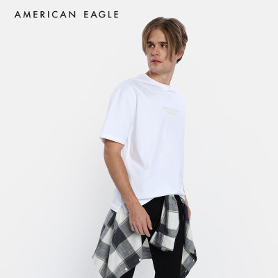 American Eagle Super Soft Oversized Logo Graphic T-Shirt เสื้อยืด ผู้ชาย โอเวอร์ไซส์ โลโก้ กราฟฟิค (NMTS 017-3130-100)