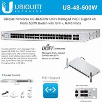 Ubiquiti US-48-500W UniFi 48 Gigabit 24V/802.3af/at PoE 500W