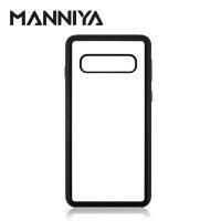 MANNIYA for Samsung Galaxy S10 S10 Plus S10 Lite Sublimation Blank rubber phone Case with Aluminum Inserts 10pcslot