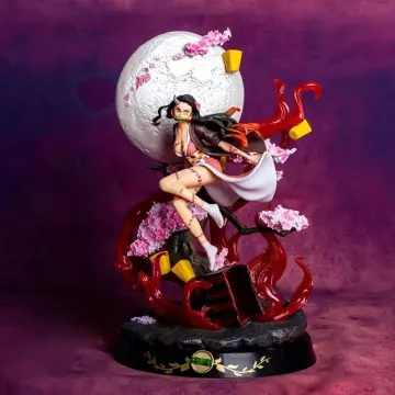 Demon Slayer Action Figure Nezuko Onigiri Model 16cm Zenitsu Kyoujurou Onigiri  Figure for Cover Cup Noodles Desktop Ornaments Car Ornaments PVC Material  New Design