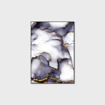 Luxury Abstract Ink Painting Carpet Living Room 3D Print Black Gold Blue White Gray For Kitchen Bedroom Area Rug Custom Home Mat